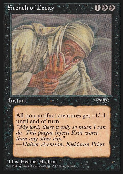 Stench of Decay, Alliances #61b, Magic: The Gathering card