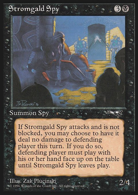 Stromgald Spy, Alliances #62, Magic: The Gathering card