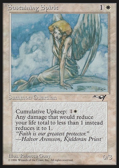 Sustaining Spirit, Alliances #18, Magic: The Gathering card