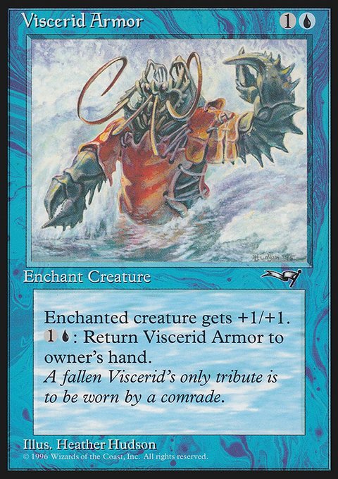 Viscerid Armor, Alliances #41a, Magic: The Gathering card
