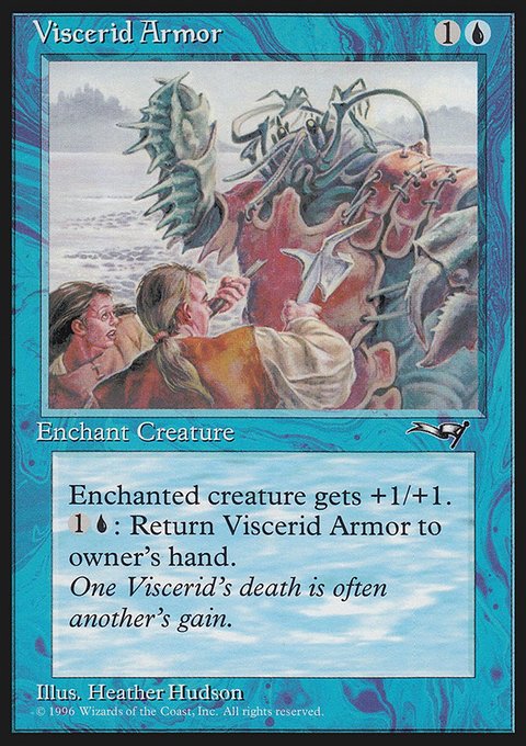 Viscerid Armor, Alliances #41b, Magic: The Gathering card