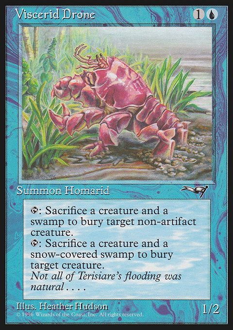 Viscerid Drone, Alliances #42, Magic: The Gathering card