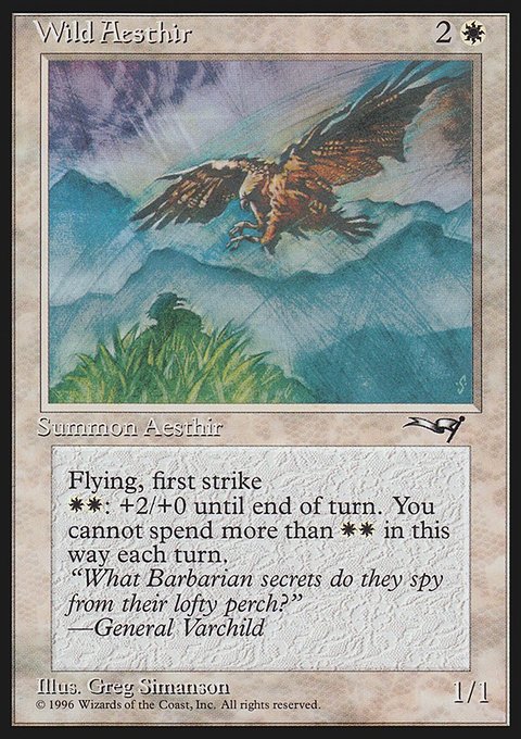 Wild Aesthir, Alliances #21b, Magic: The Gathering card