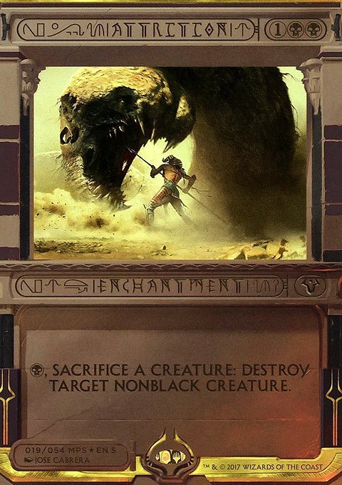 Attrition, Amonkhet Invocations #19, Magic: The Gathering card