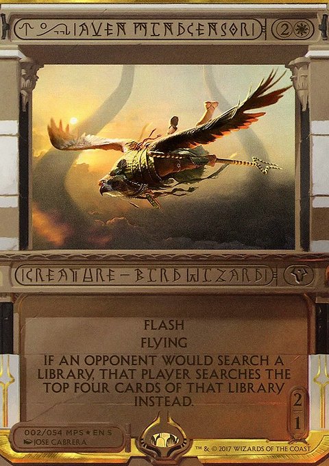 Aven Mindcensor, Amonkhet Invocations #2, Magic: The Gathering card