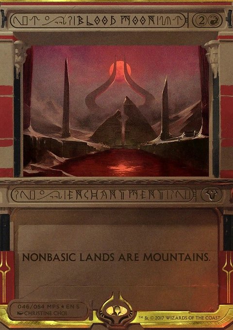 Blood Moon, Amonkhet Invocations #46, Magic: The Gathering card