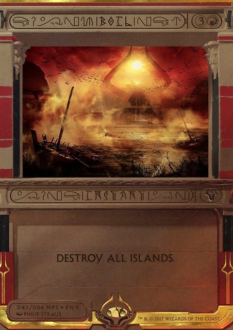 Boil, Amonkhet Invocations #47, Magic: The Gathering card