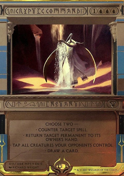 Cryptic Command, Amonkhet Invocations #11, Magic: The Gathering card