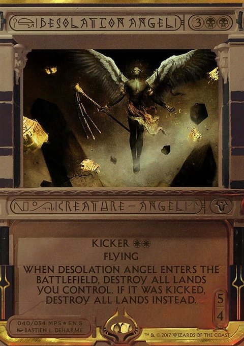 Desolation Angel, Amonkhet Invocations #40, Magic: The Gathering card
