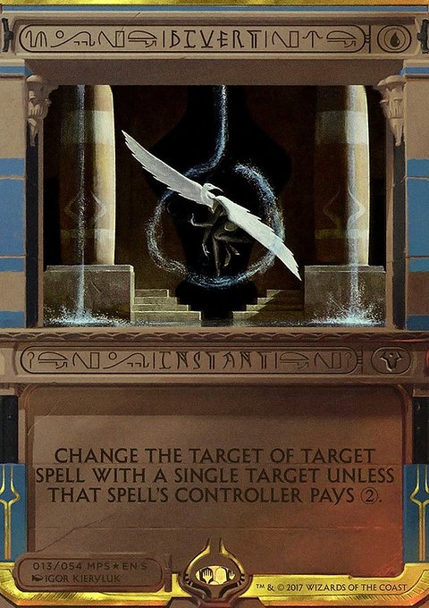 Divert, Amonkhet Invocations #13, Magic: The Gathering card