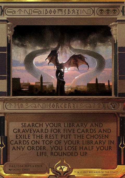 Doomsday, Amonkhet Invocations #42, Magic: The Gathering card