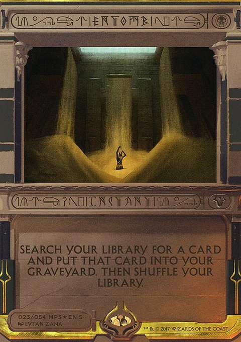 Entomb, Amonkhet Invocations #23, Magic: The Gathering card