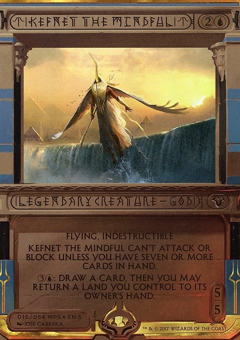 Kefnet the Mindful, Amonkhet Invocations #15, Magic: The Gathering card