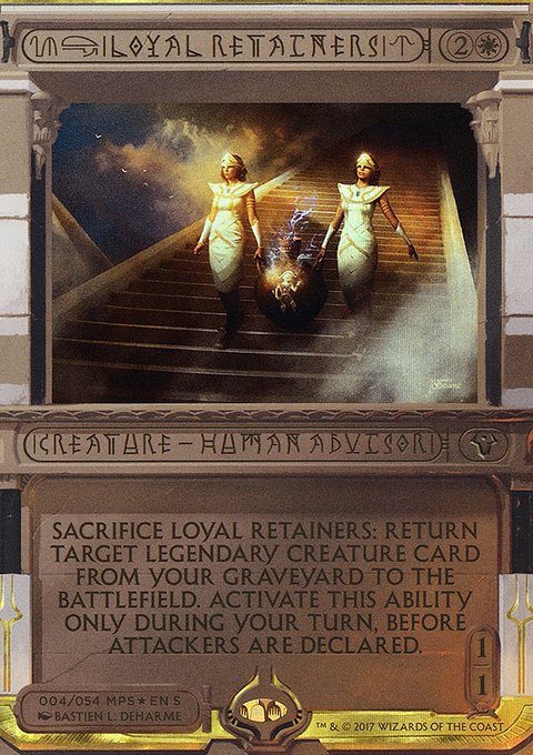 Loyal Retainers, Amonkhet Invocations #4, Magic: The Gathering card