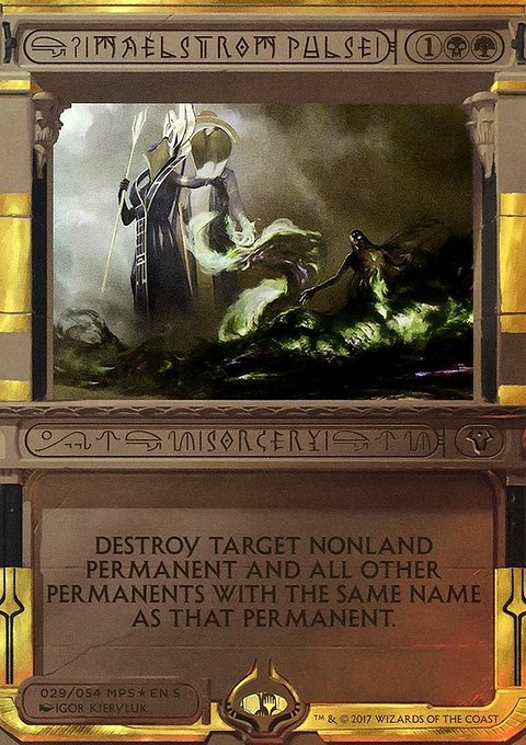 Maelstrom Pulse, Amonkhet Invocations #29, Magic: The Gathering card