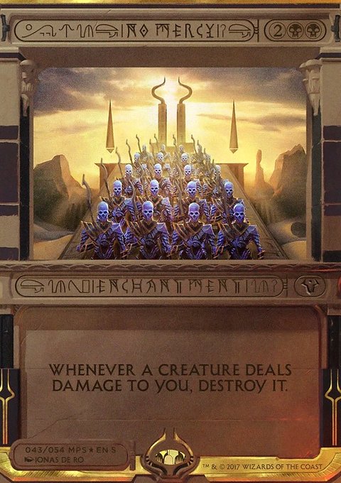 No Mercy, Amonkhet Invocations #43, Magic: The Gathering card