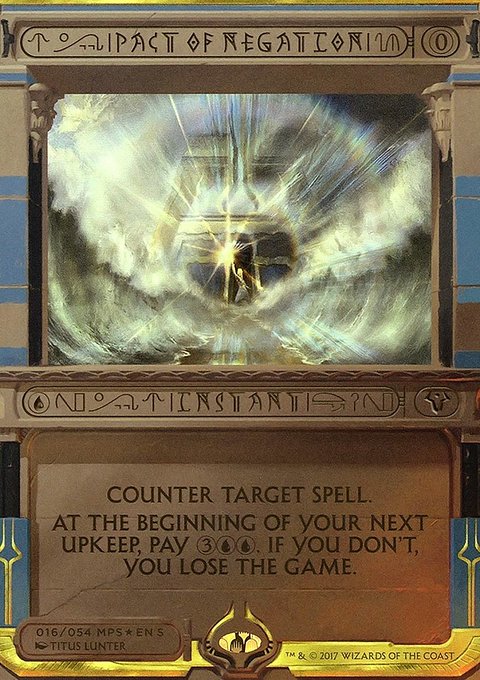 Pact of Negation, Amonkhet Invocations #16, Magic: The Gathering card