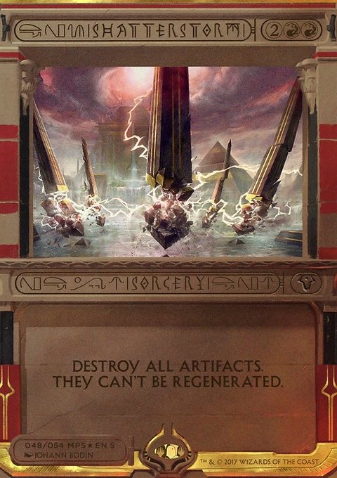 Shatterstorm, Amonkhet Invocations #48, Magic: The Gathering card