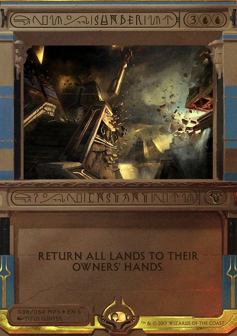 Sunder, Amonkhet Invocations #36, Magic: The Gathering card