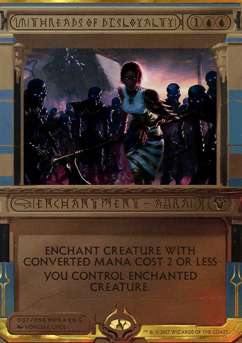 Threads of Disloyalty, Amonkhet Invocations #37, Magic: The Gathering card