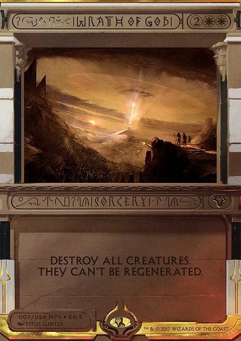 Wrath of God, Amonkhet Invocations #7, Magic: The Gathering card