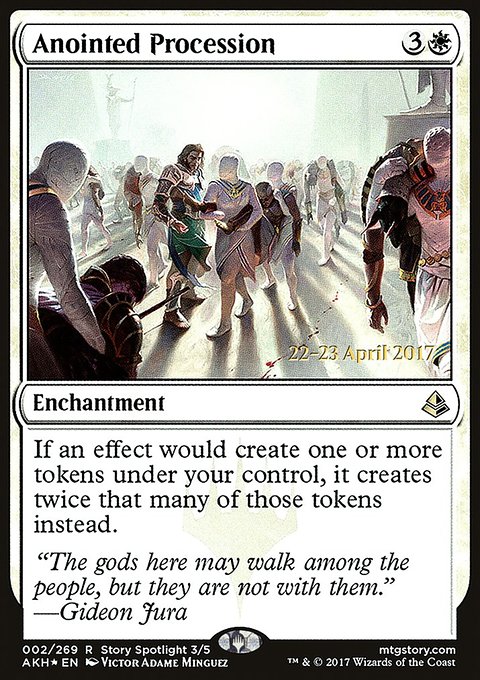 Anointed Procession, Amonkhet Promos #2s, Magic: The Gathering card