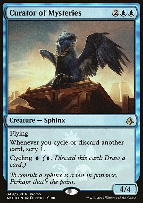 Curator of Mysteries, Amonkhet Promos #49★, Magic: The Gathering card