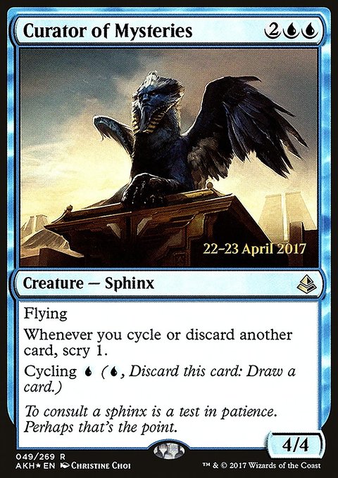 Curator of Mysteries, Amonkhet Promos #49s, Magic: The Gathering card