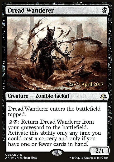 Dread Wanderer, Amonkhet Promos #88s, Magic: The Gathering card