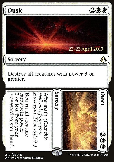 Dusk // Dawn, Amonkhet Promos #210s, Magic: The Gathering card