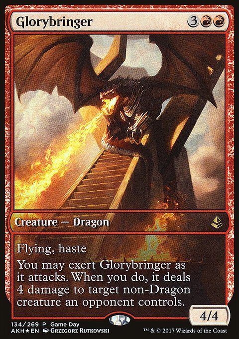 Glorybringer, Amonkhet Promos #134, Magic: The Gathering card