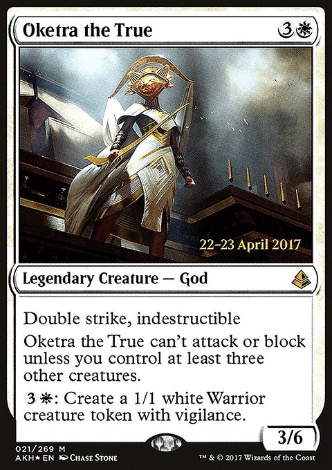 Oketra the True, Amonkhet Promos #21s, Magic: The Gathering card