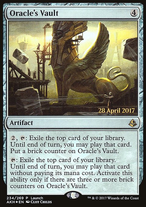 Oracle's Vault, Amonkhet Promos #234, Magic: The Gathering card