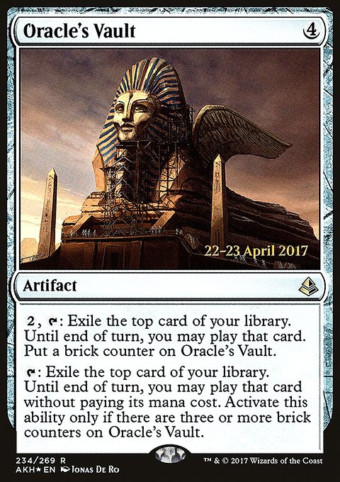 Oracle's Vault, Amonkhet Promos #234s, Magic: The Gathering card