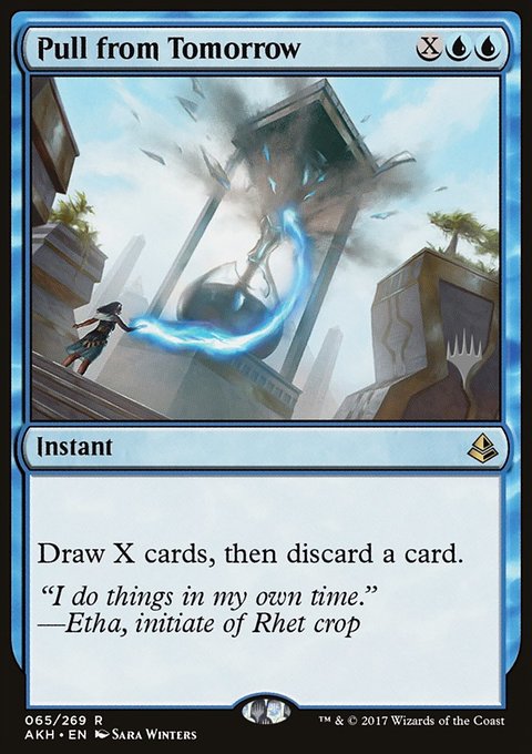 Pull from Tomorrow, Amonkhet Promos #65p, Magic: The Gathering card