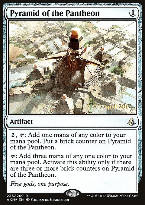 Pyramid of the Pantheon, Amonkhet Promos #235s, Magic: The Gathering card