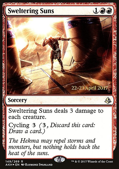 Sweltering Suns, Amonkhet Promos #149s, Magic: The Gathering card