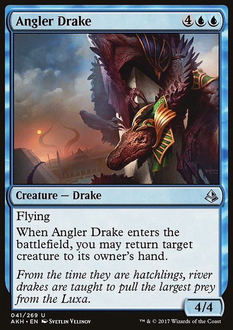 Angler Drake, Amonkhet #41, Magic: The Gathering card
