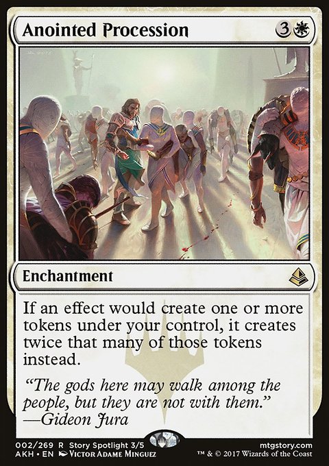 Anointed Procession, Amonkhet #2, Magic: The Gathering card