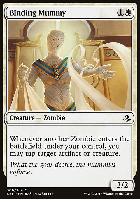Binding Mummy, Amonkhet #6, Magic: The Gathering card