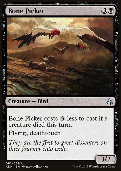 Bone Picker, Amonkhet #81, Magic: The Gathering card