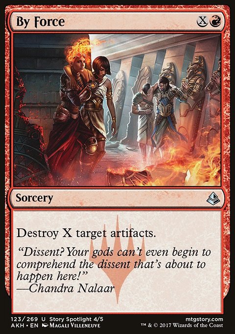 By Force, Amonkhet #123, Magic: The Gathering card