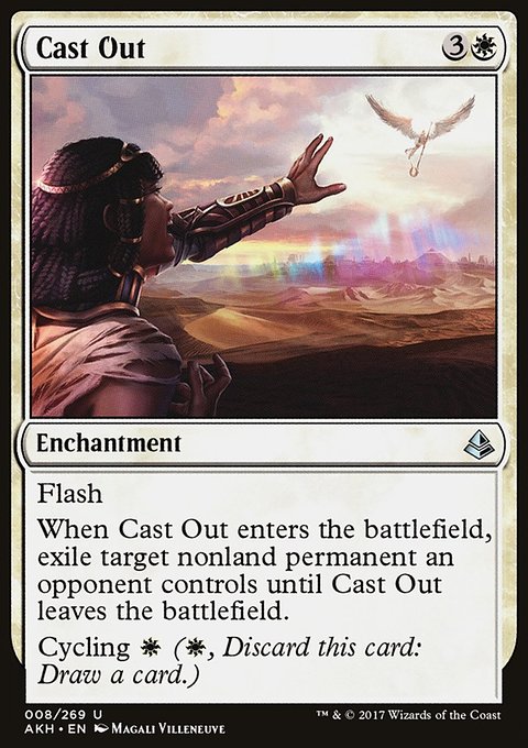 Cast Out, Amonkhet #8, Magic: The Gathering card