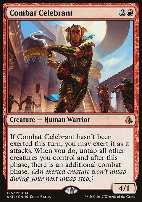 Combat Celebrant, Amonkhet #125, Magic: The Gathering card