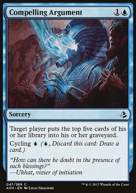 Compelling Argument, Amonkhet #47, Magic: The Gathering card