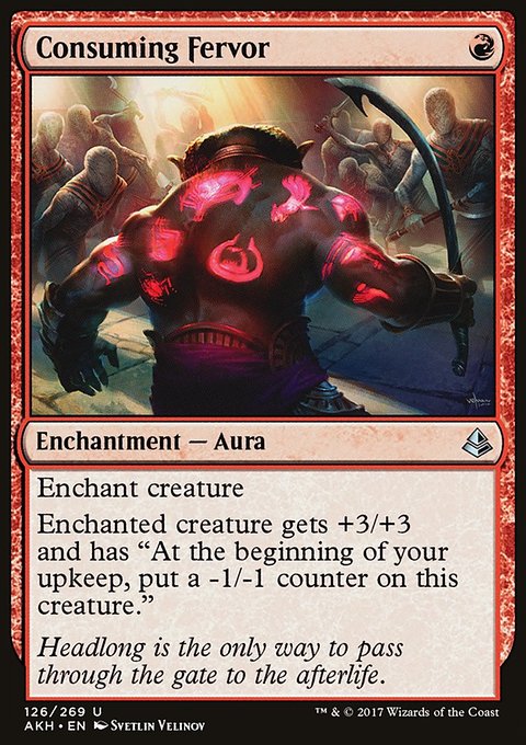Consuming Fervor, Amonkhet #126, Magic: The Gathering card