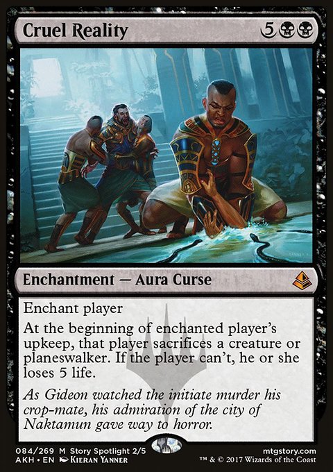 Cruel Reality, Amonkhet #84, Magic: The Gathering card