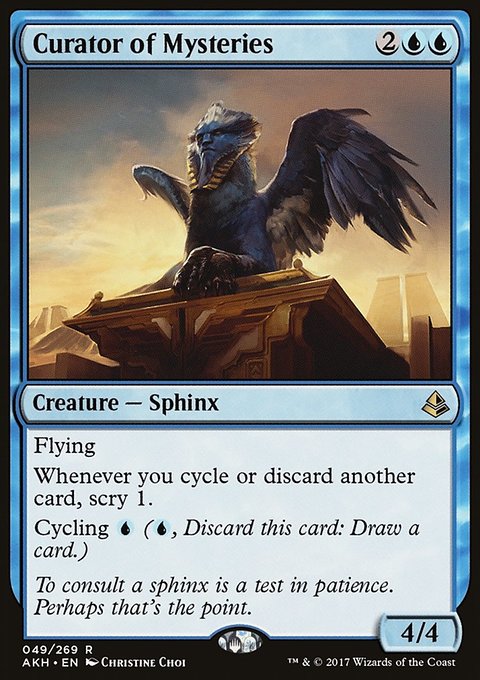 Curator of Mysteries, Amonkhet #49, Magic: The Gathering card