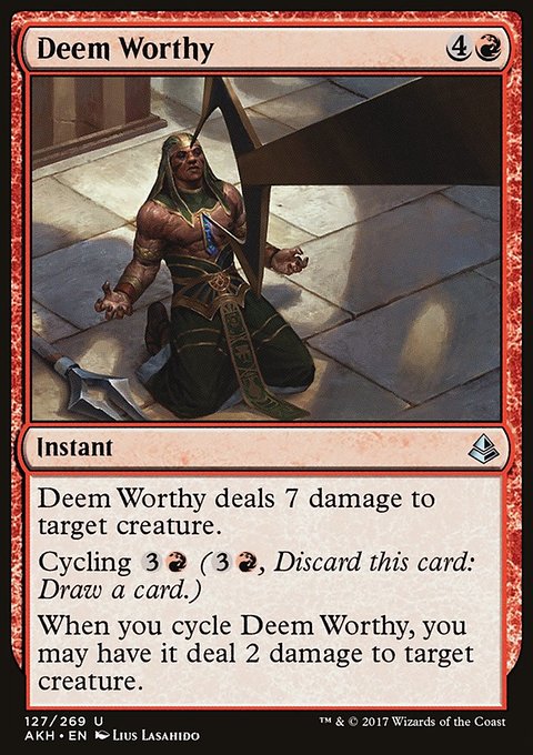 Deem Worthy, Amonkhet #127, Magic: The Gathering card