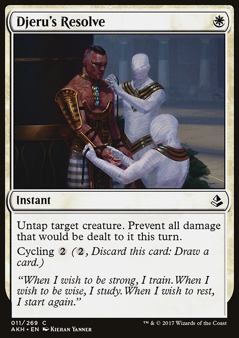 Djeru's Resolve, Amonkhet #11, Magic: The Gathering card